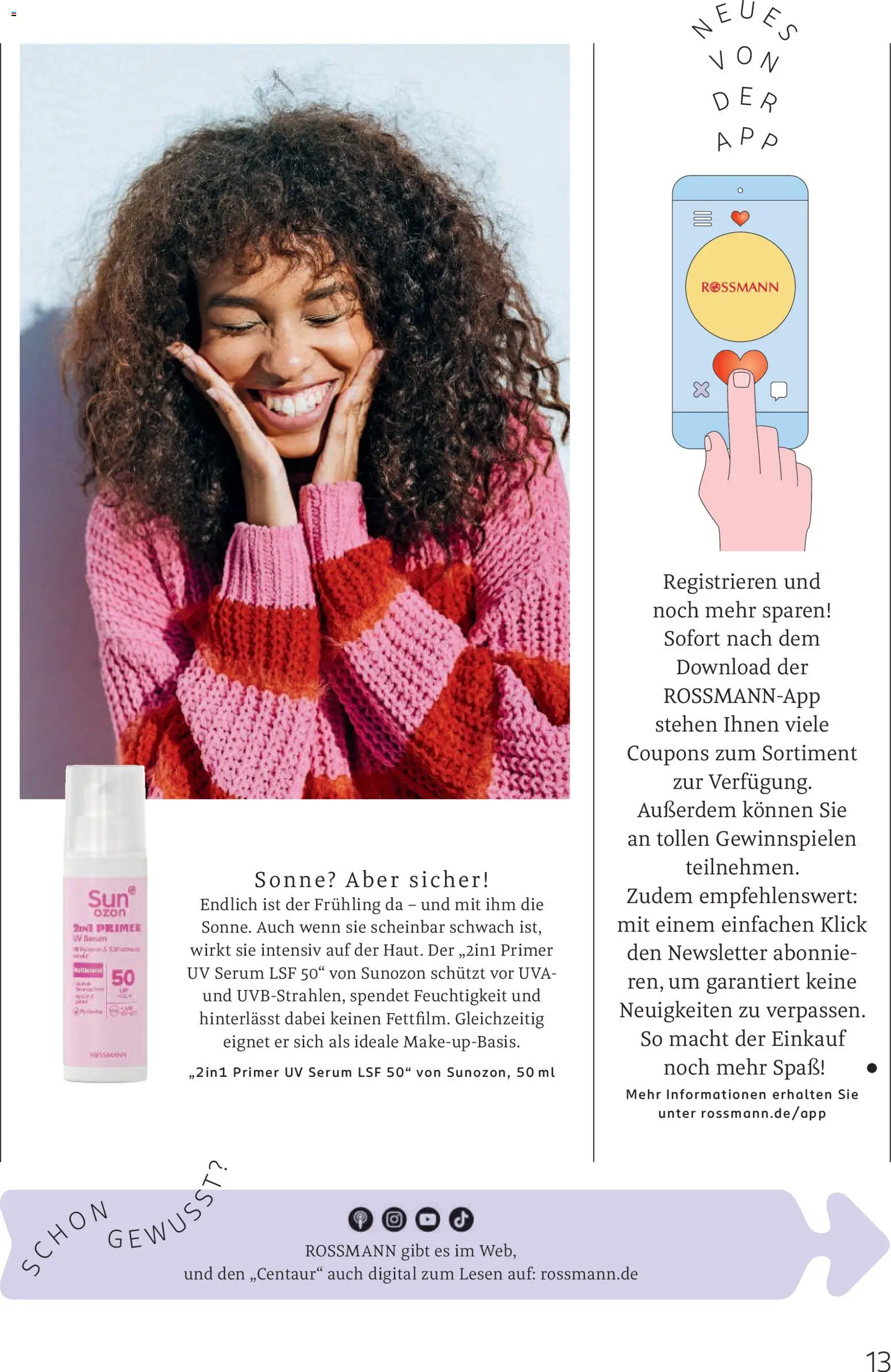 Rossmann Centaur | 01.04.2026 | Wie erhält man einen begrenzten Rabatt? | Deutschland