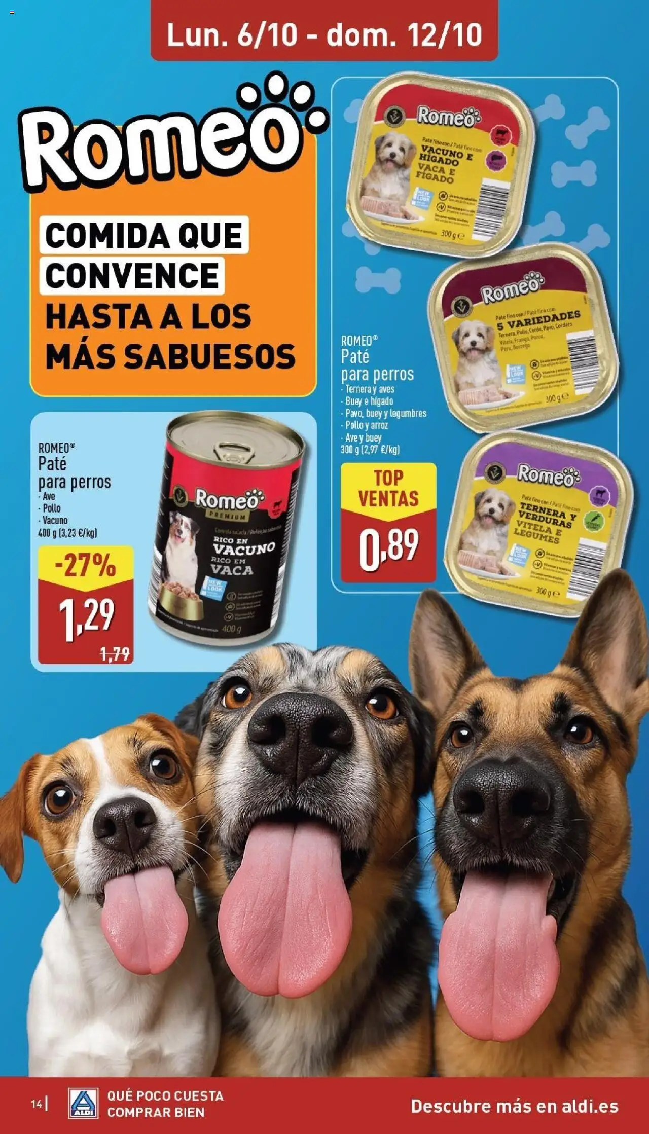 Aldi folleto Baleares │ válido desde el 06.10.2025 | Página: 14 | Productos: Paté, Arroz, Φίλτρο καφέ