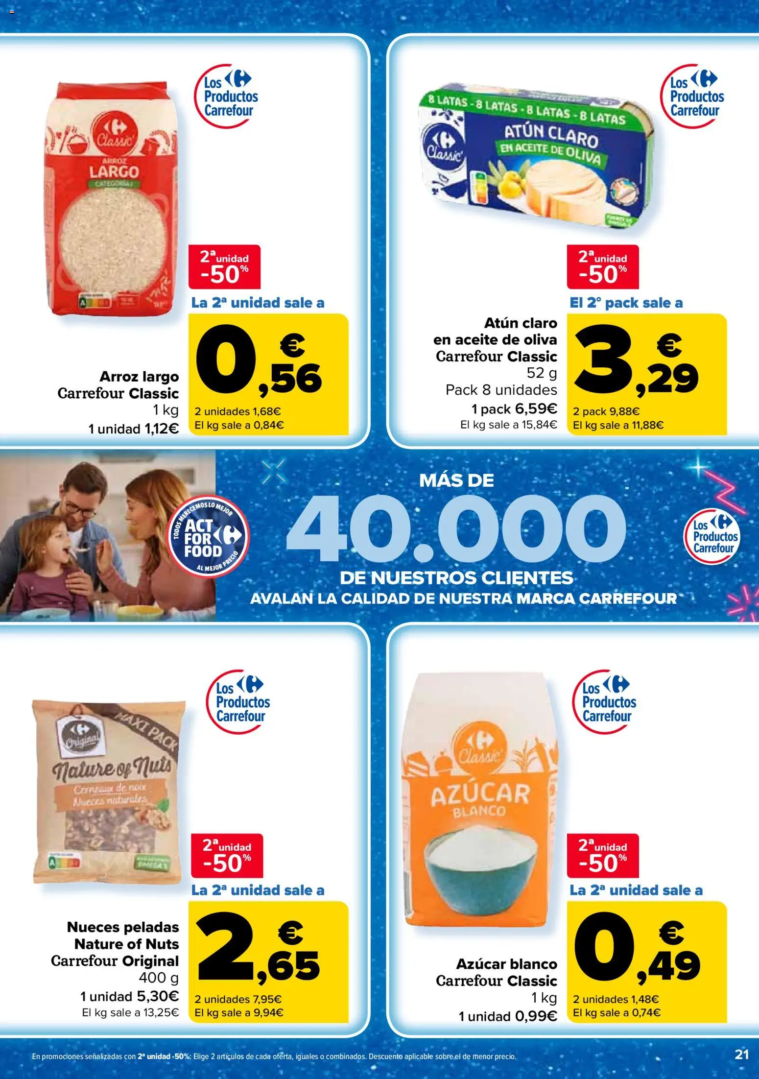 Carrefour folleto │ válido desde el 24.03.2026 | Página: 21 | Productos: Aceite, Arroz, Aceite de oliva, Atún claro