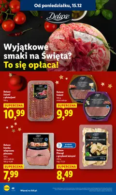 Pogląd oferty "Deluxe Szynka wieprzowa pieczona, Roasted pork ham, 120 g, różne rodzaje" - ważna od 15.12.2025 | Strona: 50