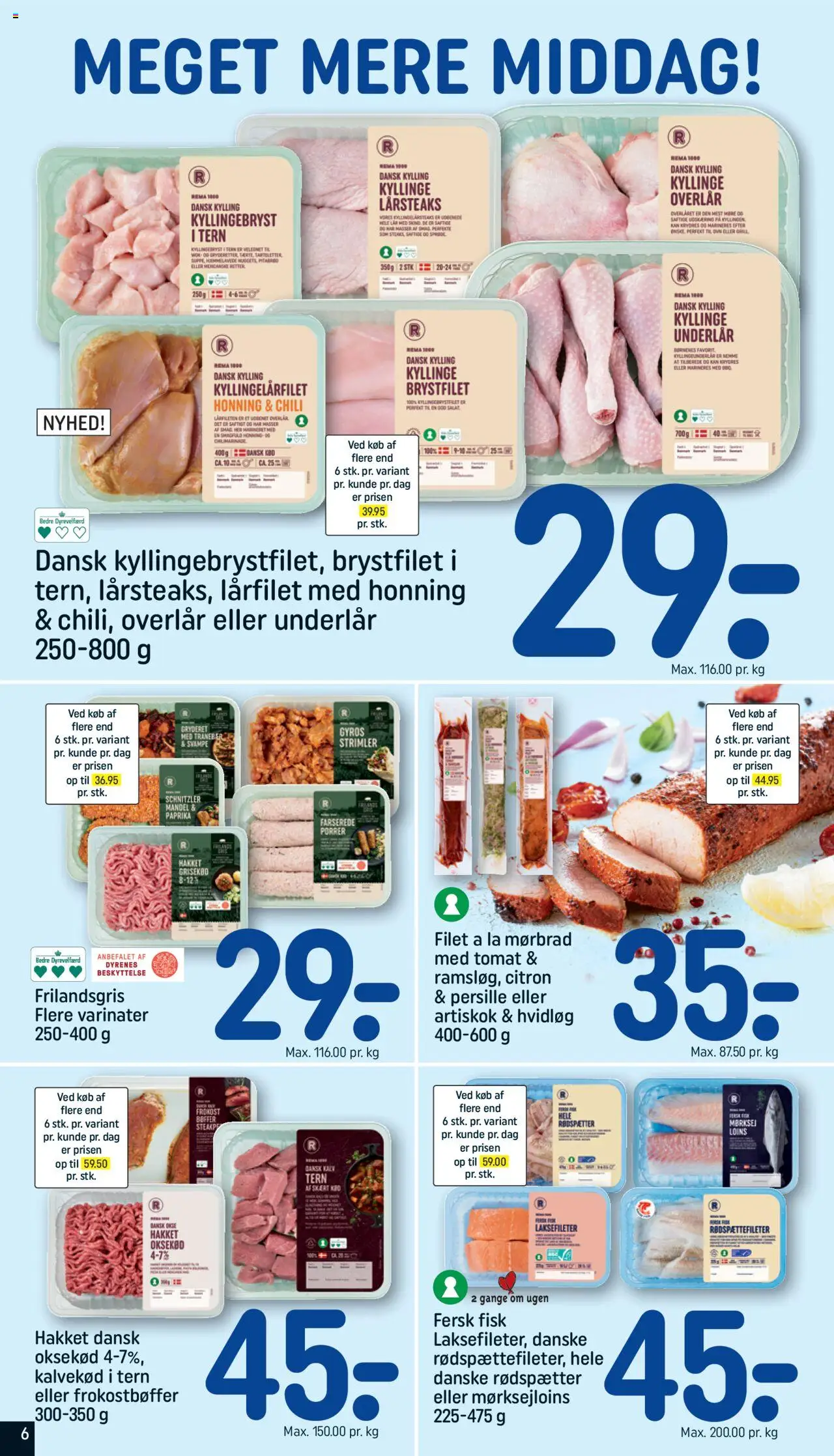 Rema 1000 tilbudsavis – gyldig fra 21.09.2025 | Side: 6 | Produkter: Fisk, Artiskok, Grill, Persille
