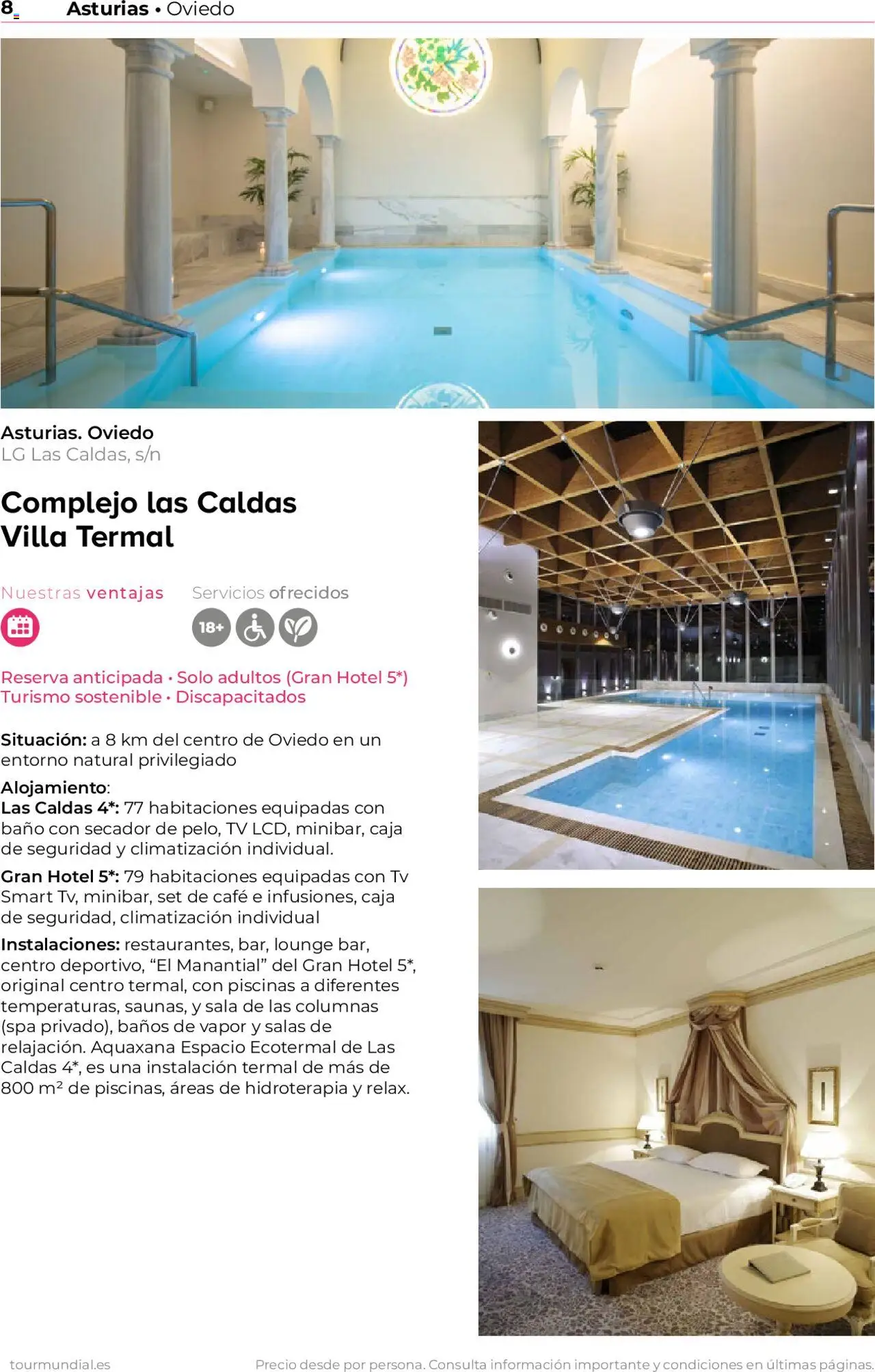 Viajes El Corte Inglés Turismo bienestar │ válido desde el 18.11.2024 | Página: 8 | Productos: Café, Caja, Baño