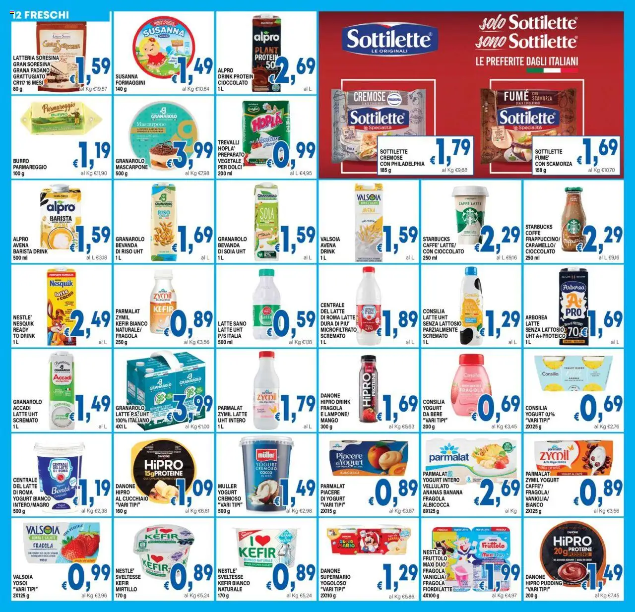 Volantino DEM del 18.08.2025 | Pagina: 12 | Prodotti: Latte, Burro, Ananas, Mascarpone