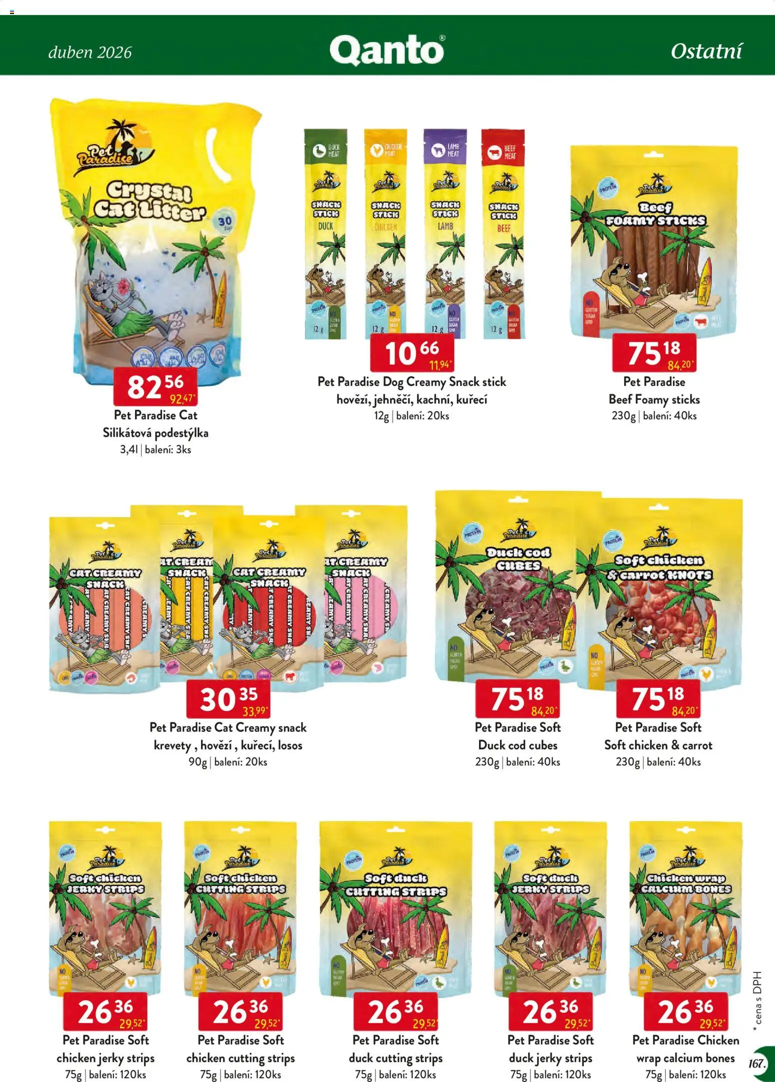 Astur & Qanto leták - Velkoobchod 04/2026 od 01.04.2026 | Strana: 167 | Produkty: Losos, Protein, Jerky