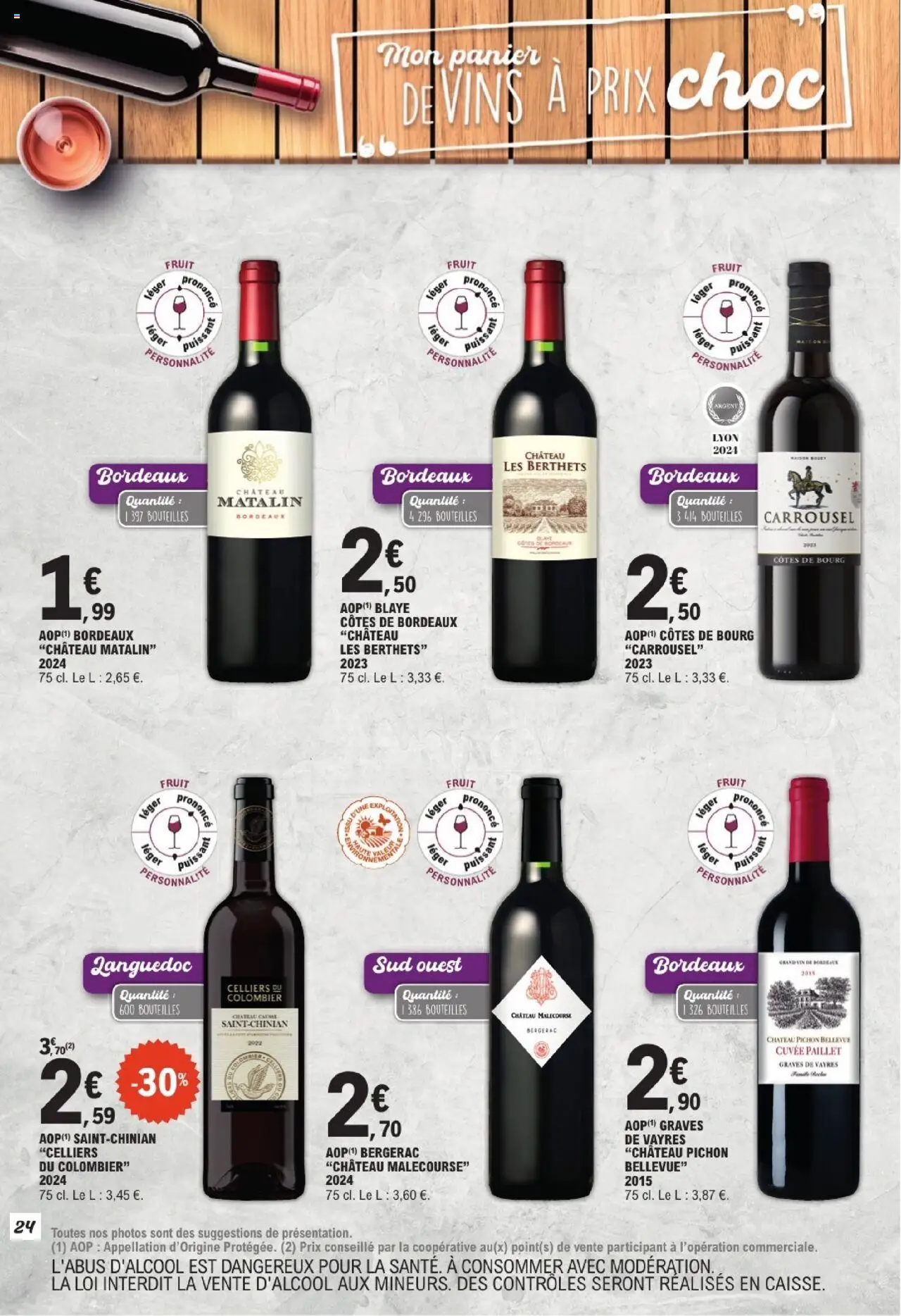  | Page: 24 | Produits: Panier, Vin
