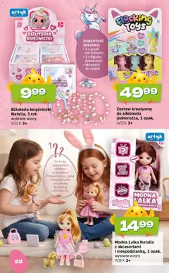 Pogląd oferty "Twój Market gazetka - Wielkanoc" - ważna od 09.03.2026 | Strona: 22 | Produkty: Lalka, Jednorożec