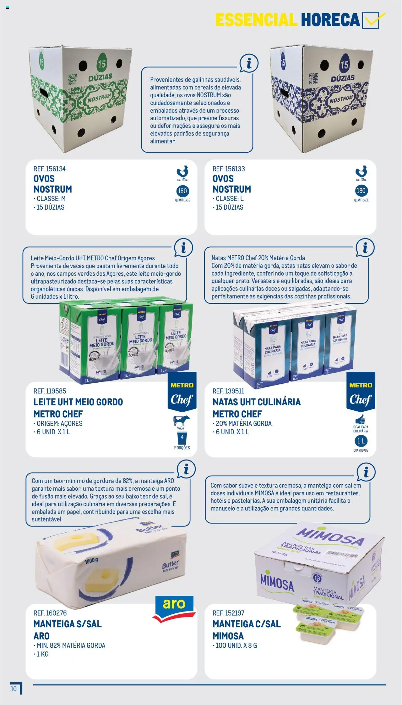 Makro - Guia Essenciais  │ válido de 01.07.2025 | Página: 11 | Produtos: Manteiga, Nata, Doces, Natas