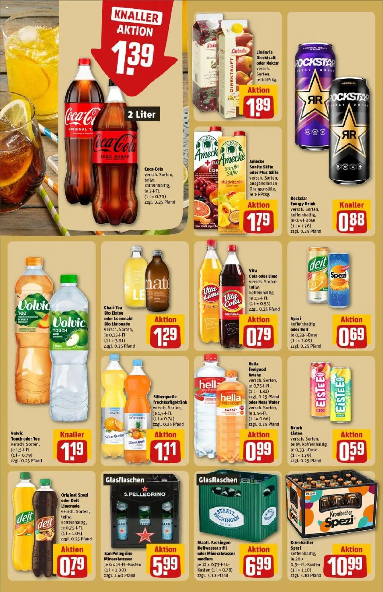 Rewe prospekt Wernigerode	 - gültig ab dem 22.06.2025 | Seite: 18 | Produkte: Cola, Energy, Hella, Tee