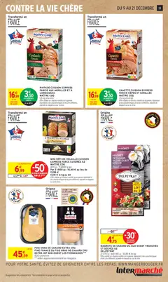 Intermarché - Prévisualisation de Intermarché - -34% de remise immédiate sur une sélection de foies gras valide à partir de 09.12.2025 | Page: 13 | Produits: Foie Gras de Canard, Volaille, Sel, Pintade