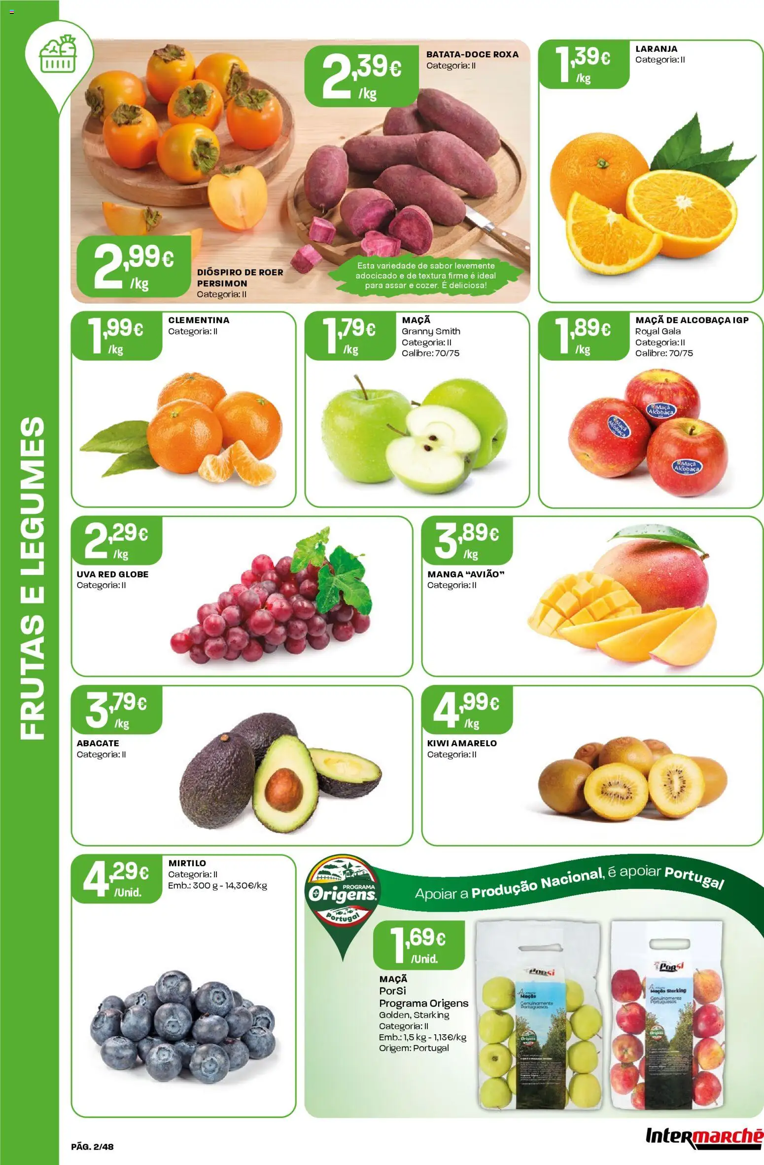 Intermarché folheto │ válido de 13.11.2025 | Página: 2 | Produtos: Maça, Abacate, Maçãs, Kiwi