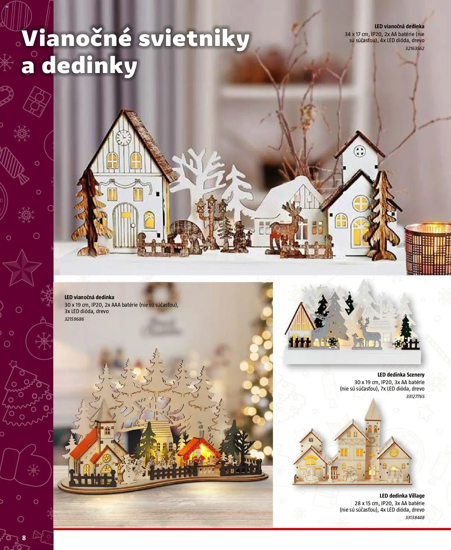 Nové Bauhaus akcie – leták je platný od 21.11.2025 | Strana: 8 | Produkty: Led