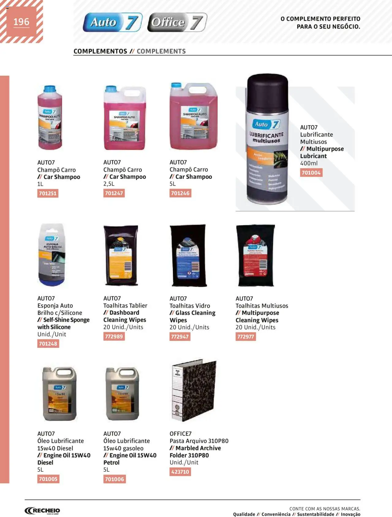 Recheio AS NOSSAS MARCAS │ válido de 19.12.2023 | Página: 196 | Produtos: Esponja, Shampoo, Óleo