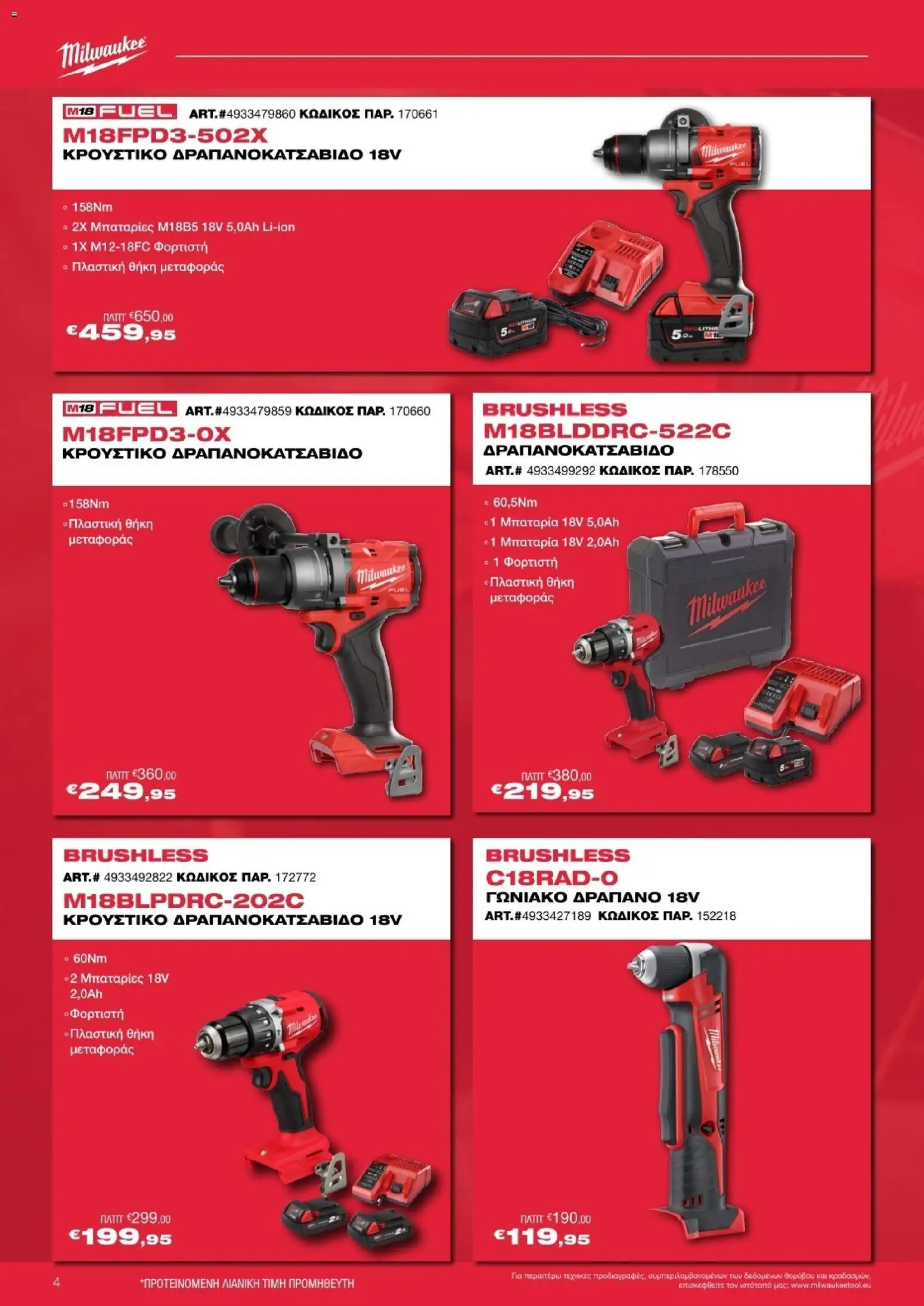 Mr.Bricolage - Milwaukee – σε ισχύ από 21.11.2025 | Σελίδα: 4