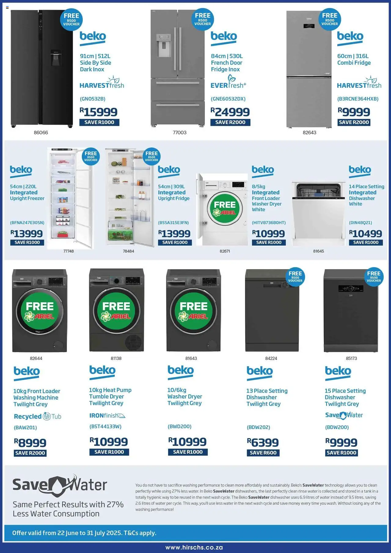 Hirsch's Specials │ valid from 24.06.2025 | Page: 27 | Products: Freezer, Washing machine, Dryer, Tumble dryer