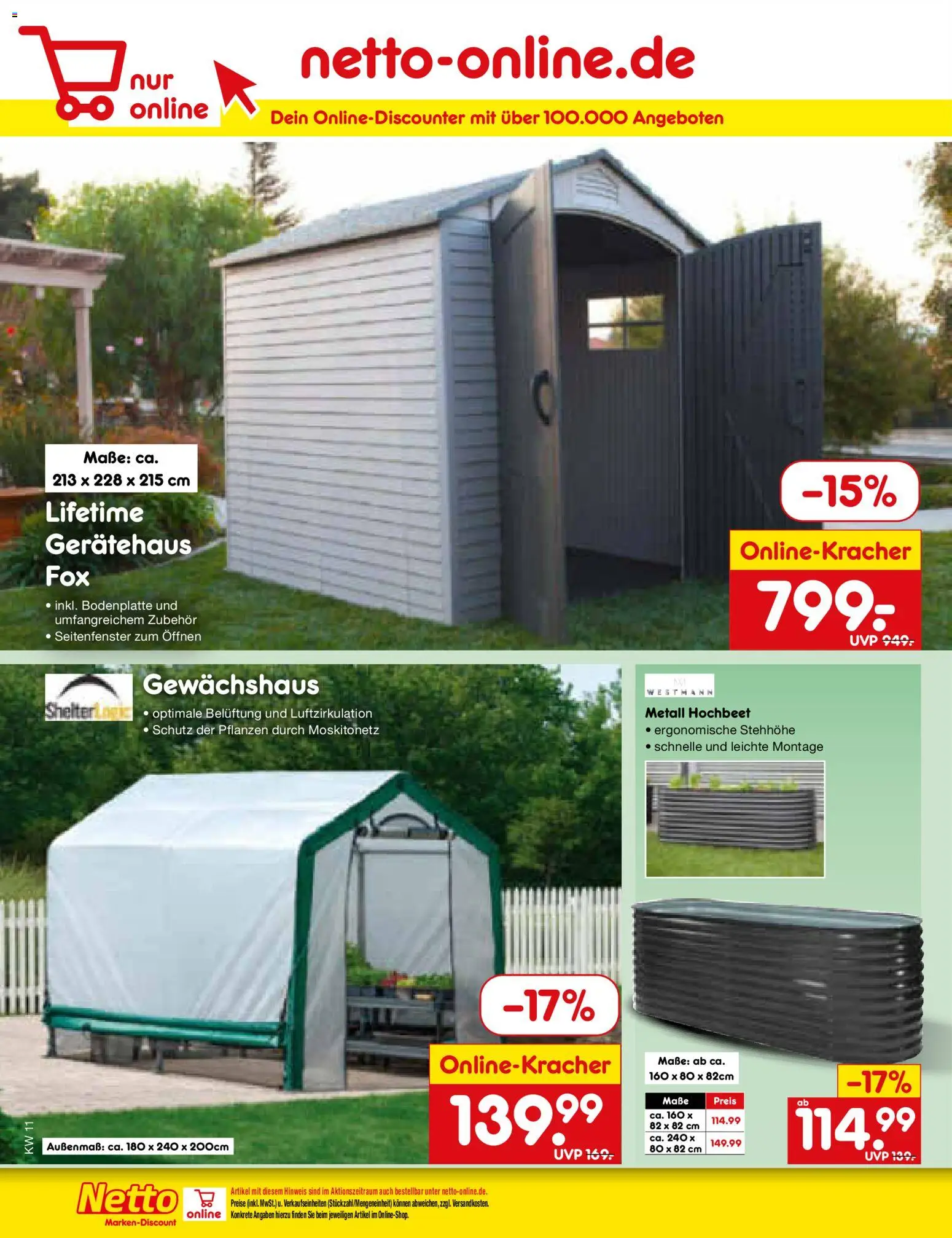 Netto Marken-Discount Prospekt 	 – gültig ab 09.03.2026 | Seite: 34 | Produkte: Hochbeet