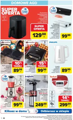 Carrefour Gazetka - Łap okazje od czwartku od 17.07.2025 | Strona: 6 | Produkty: Czajnik, Opiekacz, Sok, Tefal