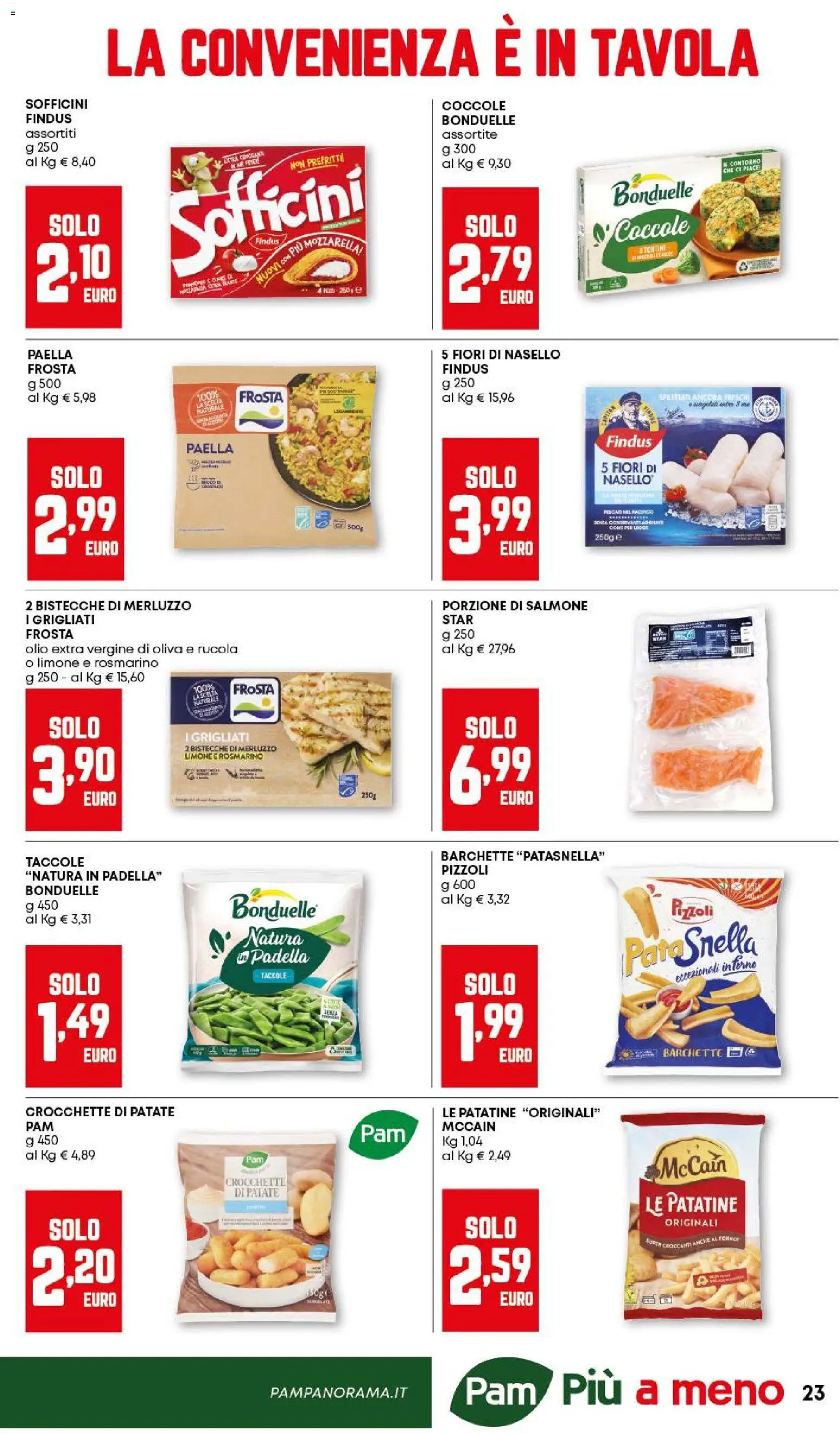 Volantino PAM del 18.12.2025 | Pagina: 23 | Prodotti: Rosmarino, Olio, Crocchette, Padella