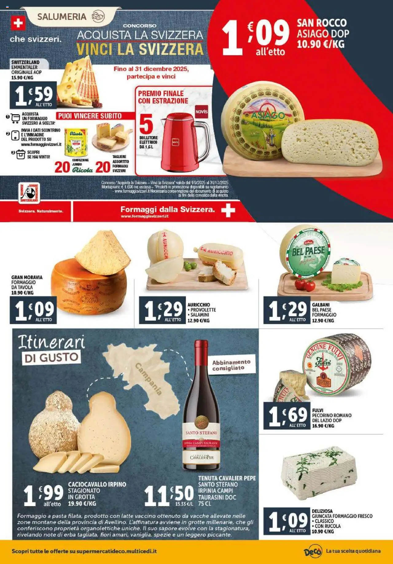 Volantino Decò del 23.09.2025 | Pagina: 2 | Prodotti: Pepe, Tagliere, Pecorino Romano, Pecorino
