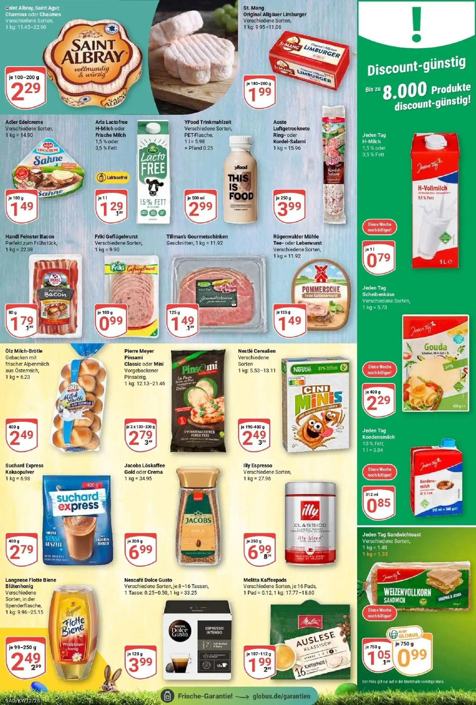 Globus prospekt Schwandorf	 – gültig ab 15.03.2026 | Seite: 11 | Produkte: Nescafe, Mühle, Salami, Tee