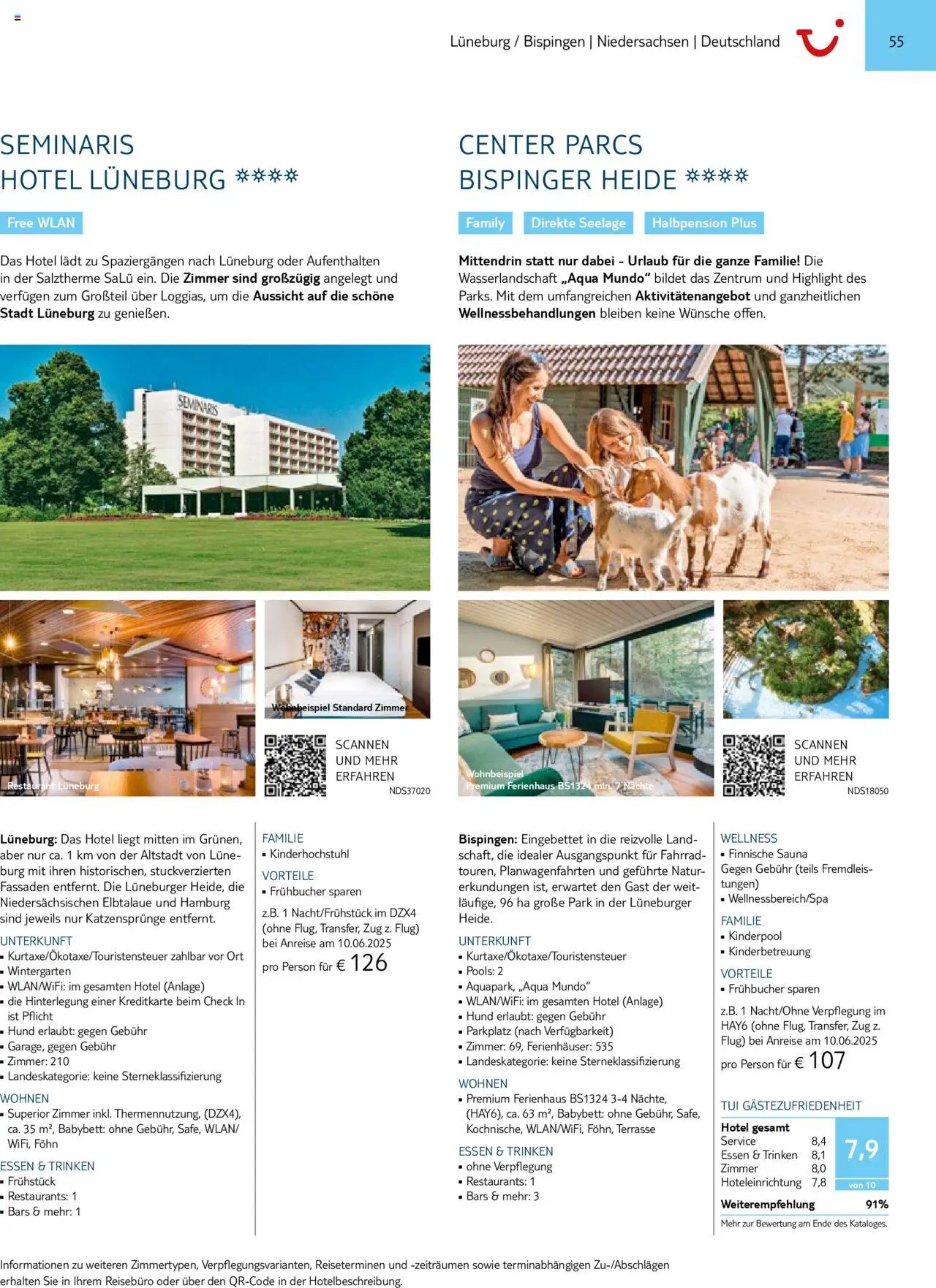 TUI Prospekt 	 – gültig ab 01.11.2024 | Seite: 55 | Produkte: Babybett, Föhn