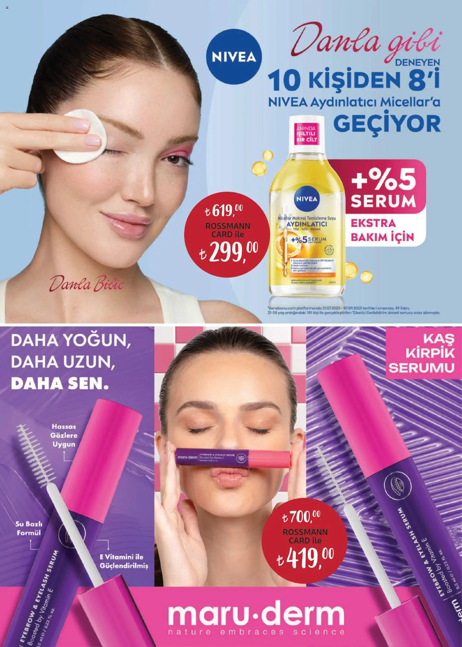 Rossmann aktüel ürünler kataloğu yayımlandı! Bu hafta 02 Şubat 2026 - 01 Mart 2026 günü Rossmann indirimli ürünleri