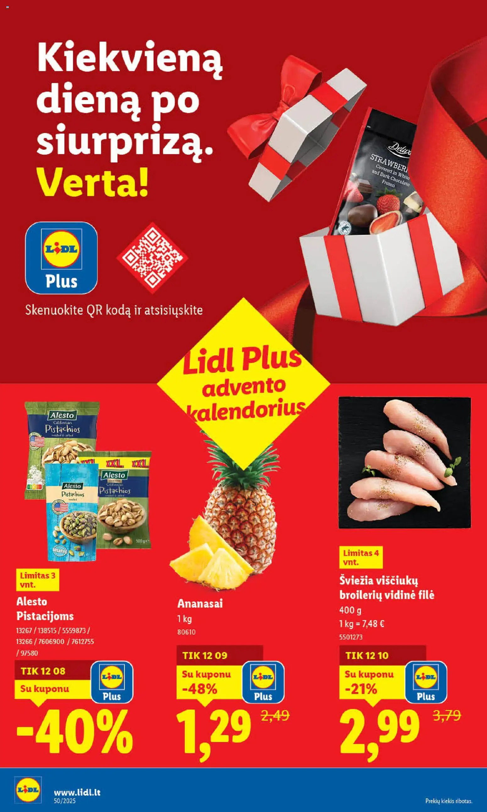 LIDL akcijos nuo 08.12.2025 | Puslapis: 20 | Prekių: Ananasai