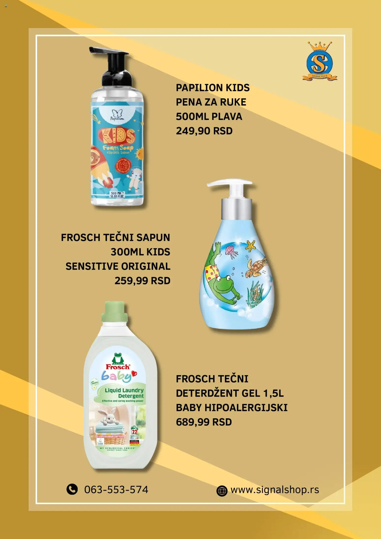 Signal Plus katalog - važi od 10.03.2026 | Strana: 4 | Proizvode: Deterdžent, Tečni sapun, Sapun