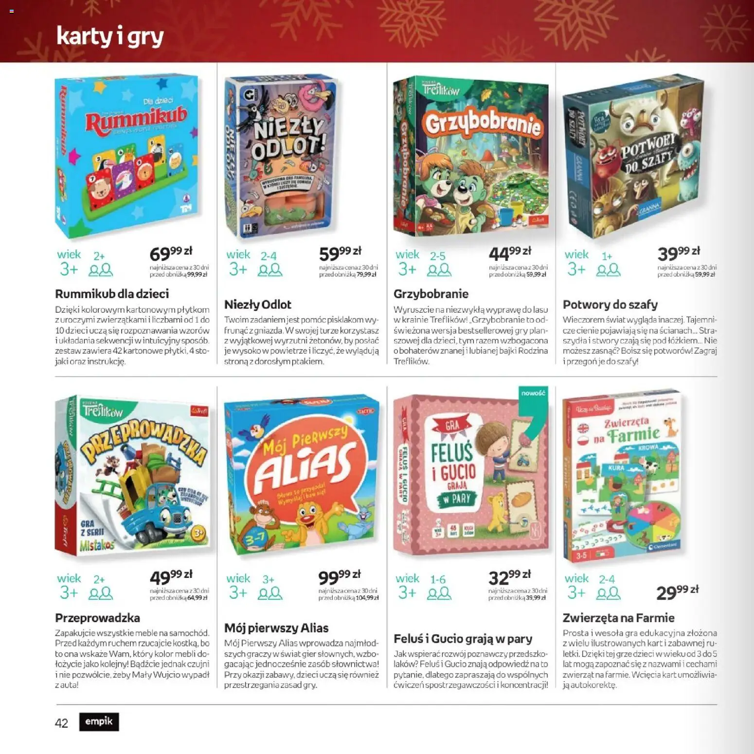 Empik promocje - Xmas Zabawki2 od 10.12.2025 | Strona: 42 | Produkty: Gra, Gry