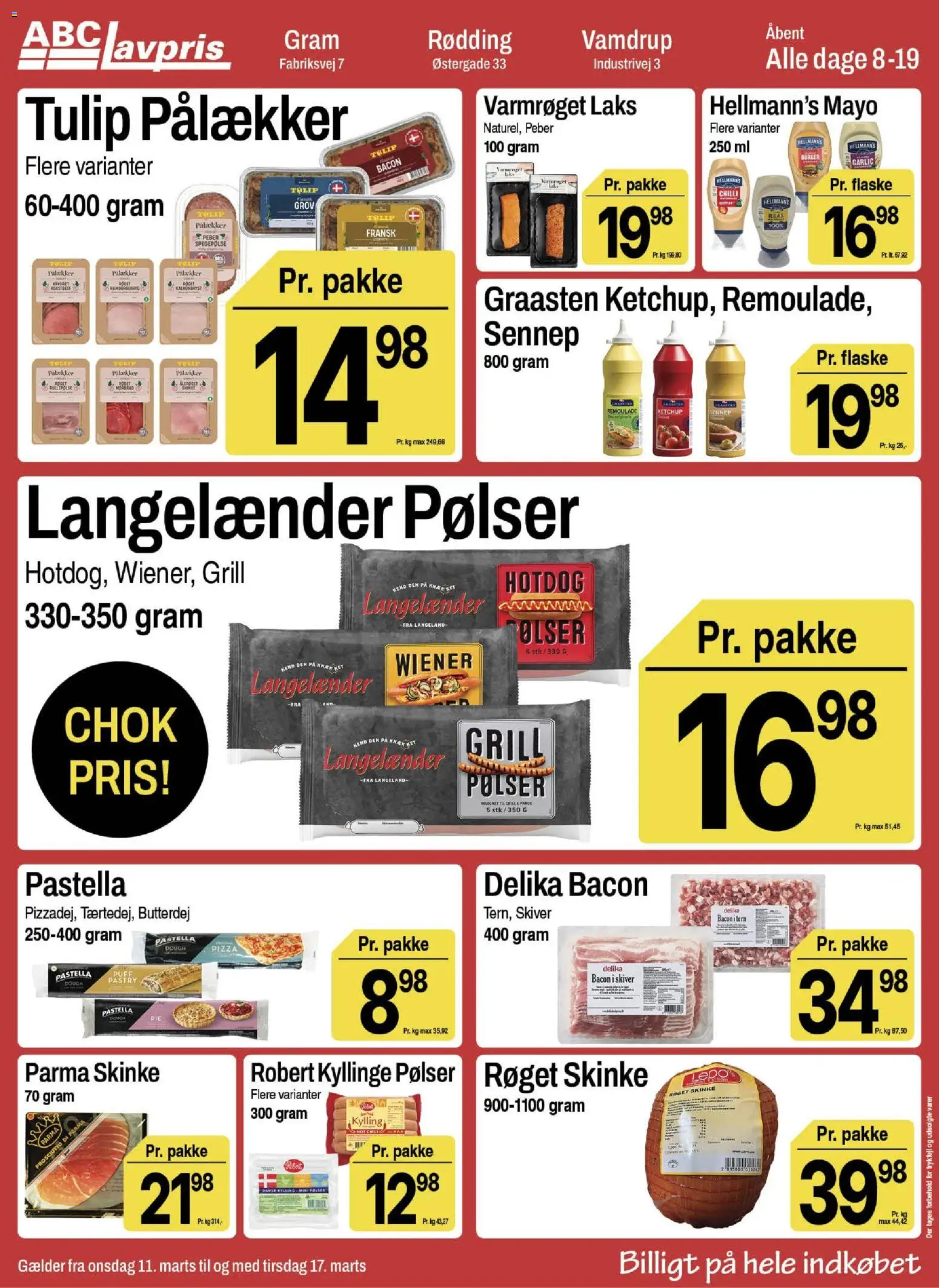 Abc Lavpris tilbudsavis – gyldig fra 11.03.2026 | Side: 6 | Produkter: Ketchup, Spegepølse, Peber, Grill