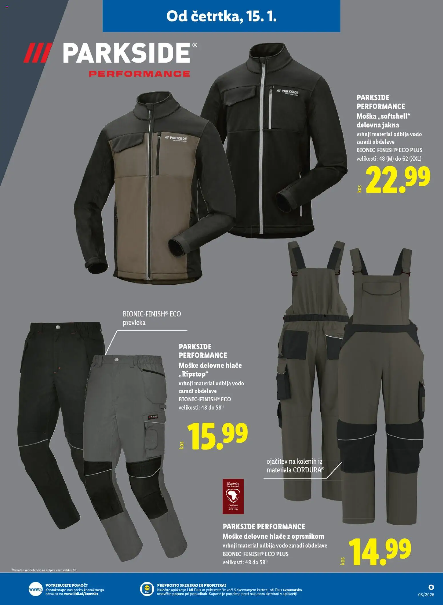 Novi Lidl katalog ponudbe – veljaven od 15.01.2026 | Stran: 25 | Izdelki: Prevleka, Jakna, Hlace