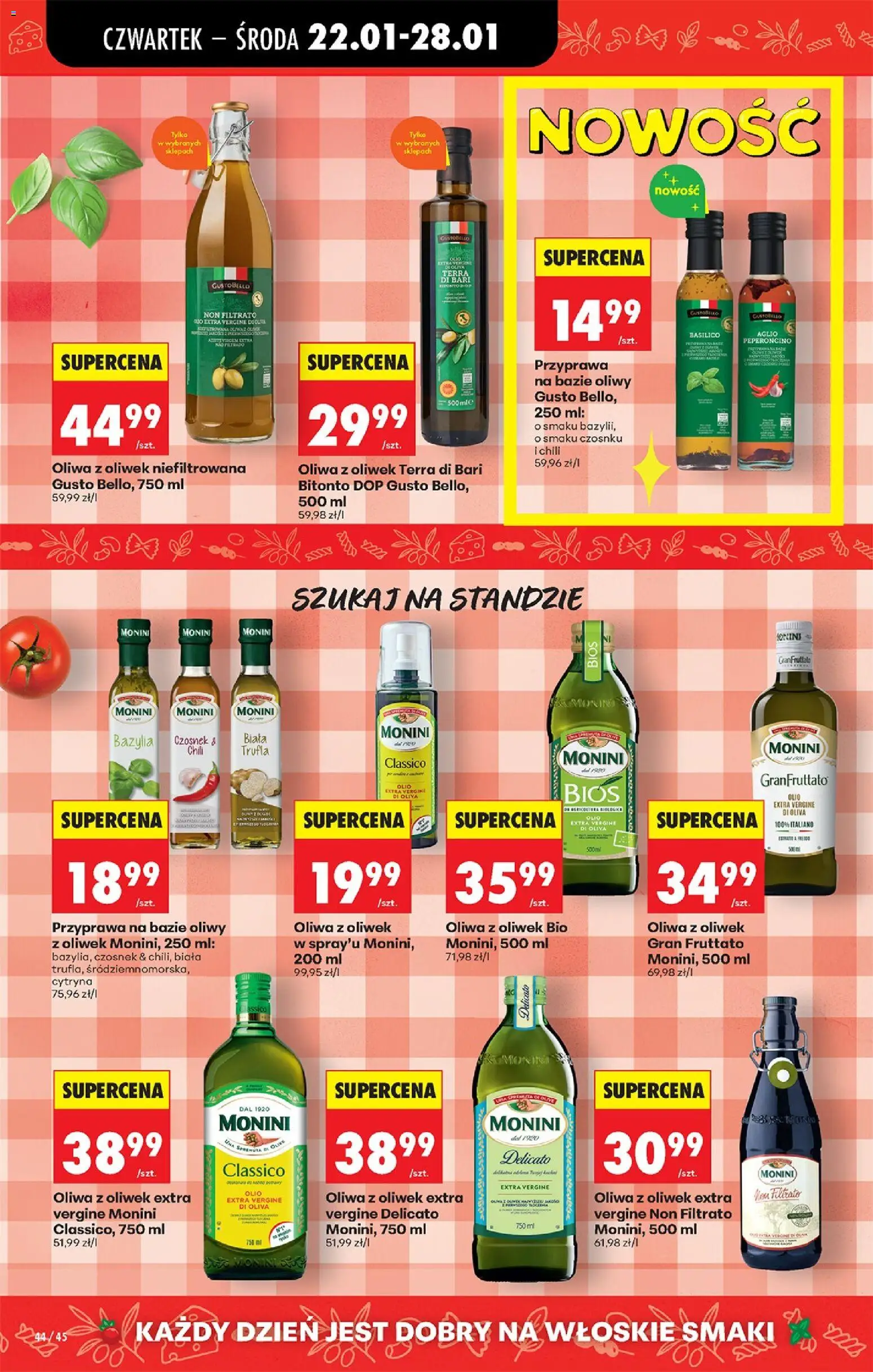 Biedronka gazetka - Oferta w tym tygodniu od 22.01.2026 | Strona: 50 | Produkty: Cappuccino, Profiteroles, Czekolada, Ricotta