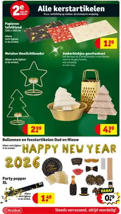 Kruidvat folder week 50 - Voorbeeld van een folder van Kruidvat, geldig van 08.12.2025 | Pagina: 42 | Producten: Verlichting, Geur, Feestartikelen