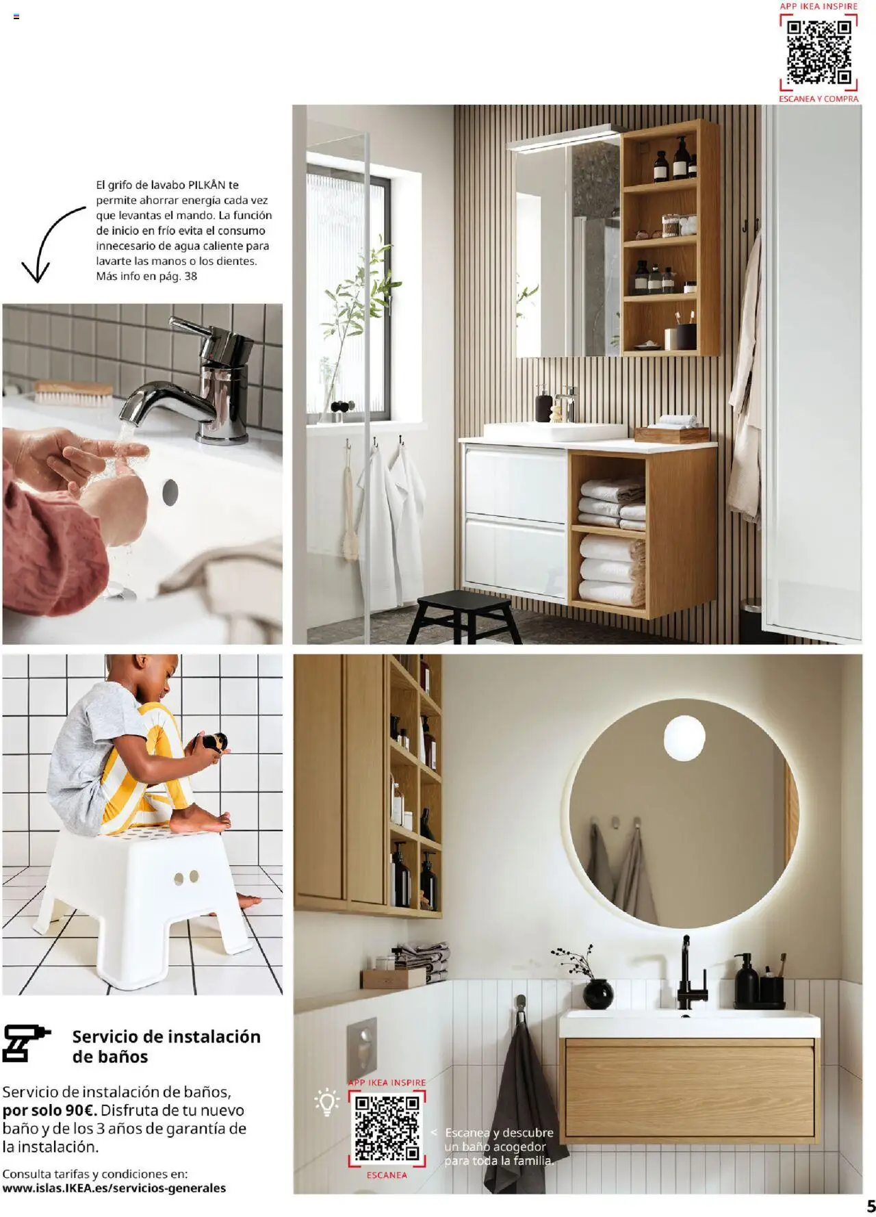 Catálogo IKEA Baňos │ válido desde el 04.02.2025 | Página: 5 | Productos: Té, Lavabo, Baño