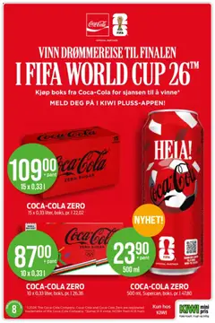 Forhåndsvisning av COCA-COLA ZERO, 15 x 0,33 liter, boks, pr. l 22,02 gyldig fra 16.02.2026 | Side: 10