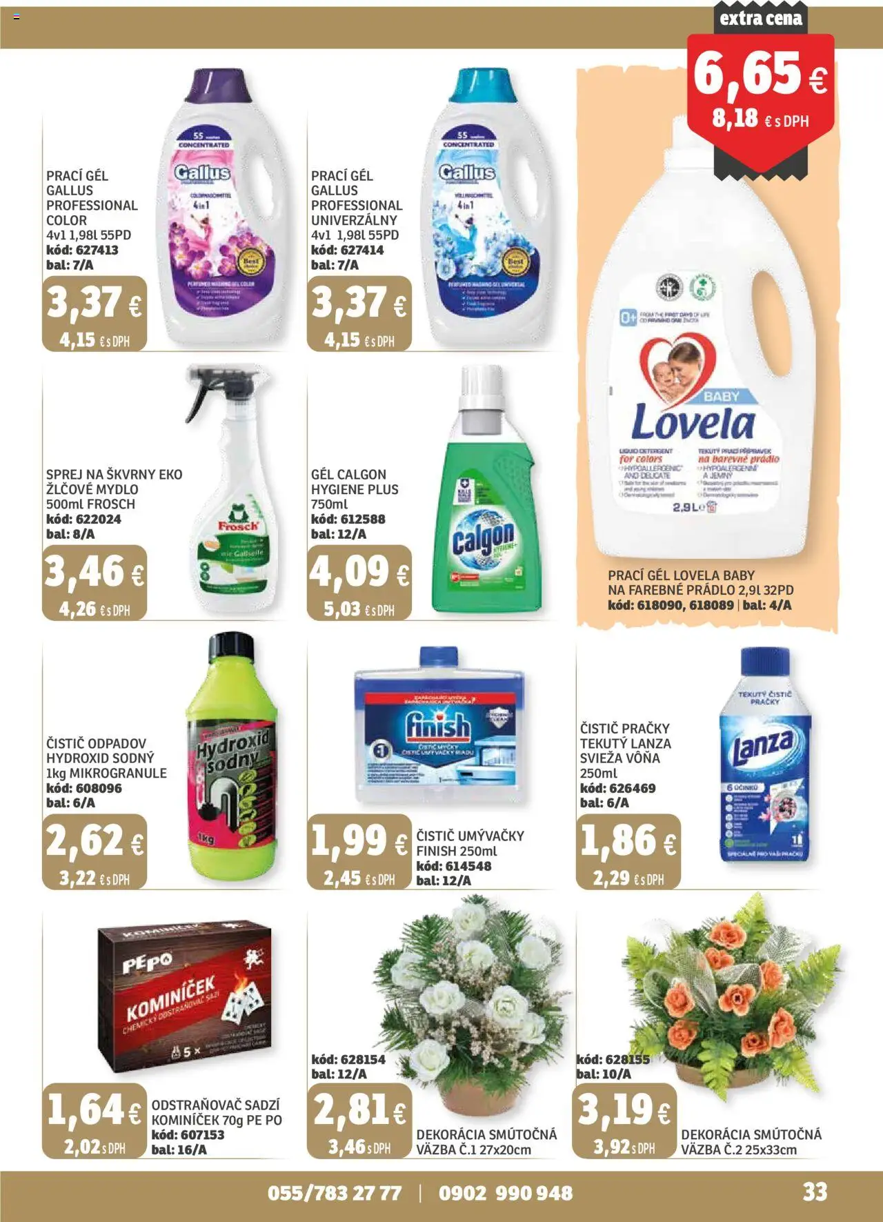 Nové Labaš akcie – leták je platný od 17.10.2025 | Strana: 33 | Produkty: Práčky, Lovela, Mydlo