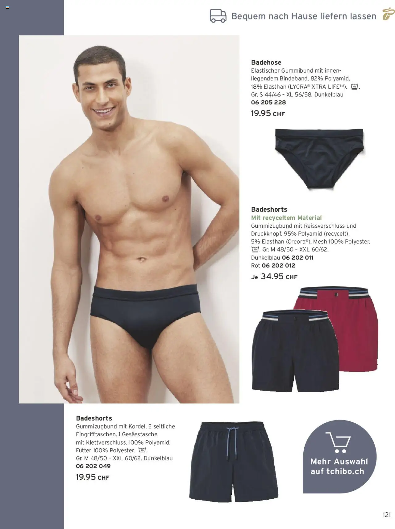 Tchibo Aktionen ab 01.06.2025 | Seite: 121 | Produkte: Badeshorts