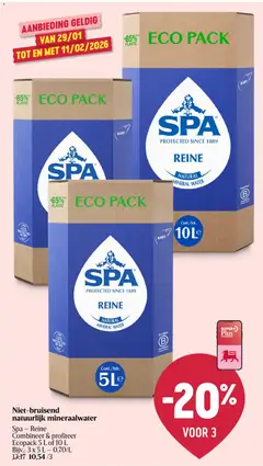 Delhaize folder week 5 - Voorbeeld van een folder van Delhaize, geldig van 29.01.2026 | Pagina: 32 | Producten: Mineraalwater