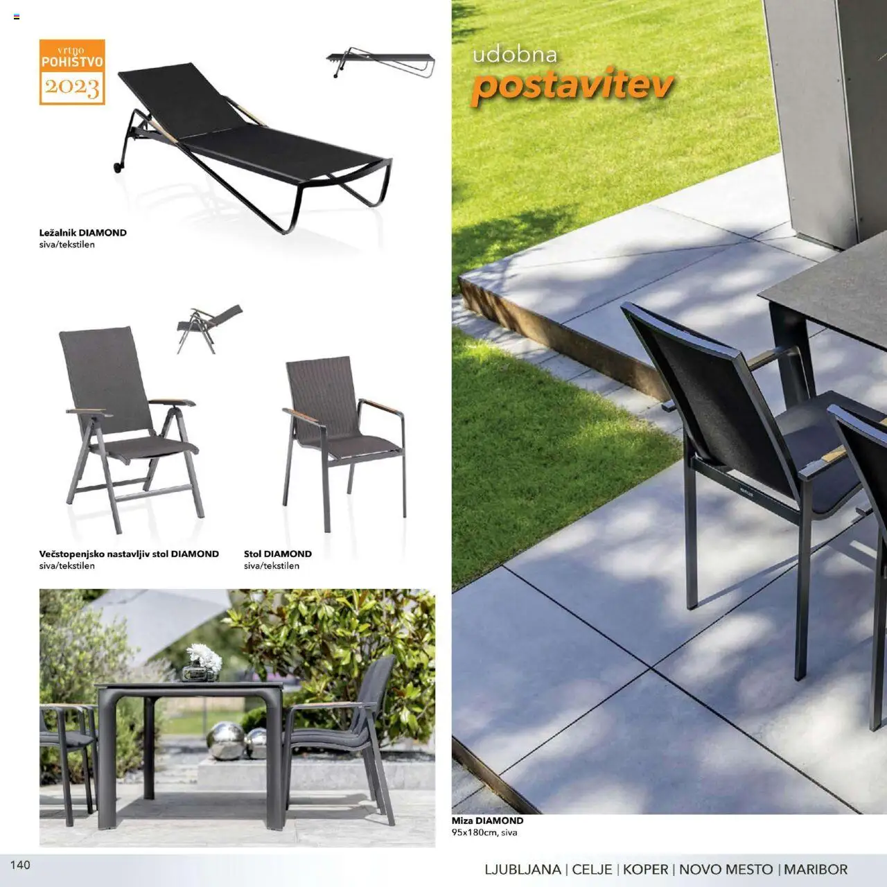 Harvey Norman - Katalog - Vrtno pohištvo │ velja od 01.03.2023 | Stran: 140