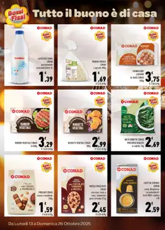 Anteprima del volantino FROLLINI con CACAO e MANDORLE, FROLLINI CONAD cacao e mandorle 350g valido a partire dal 13.10.2025 | Pagina: 2 | Prodotti: Cioccolato, Mandorle, Nocciole, Piadina