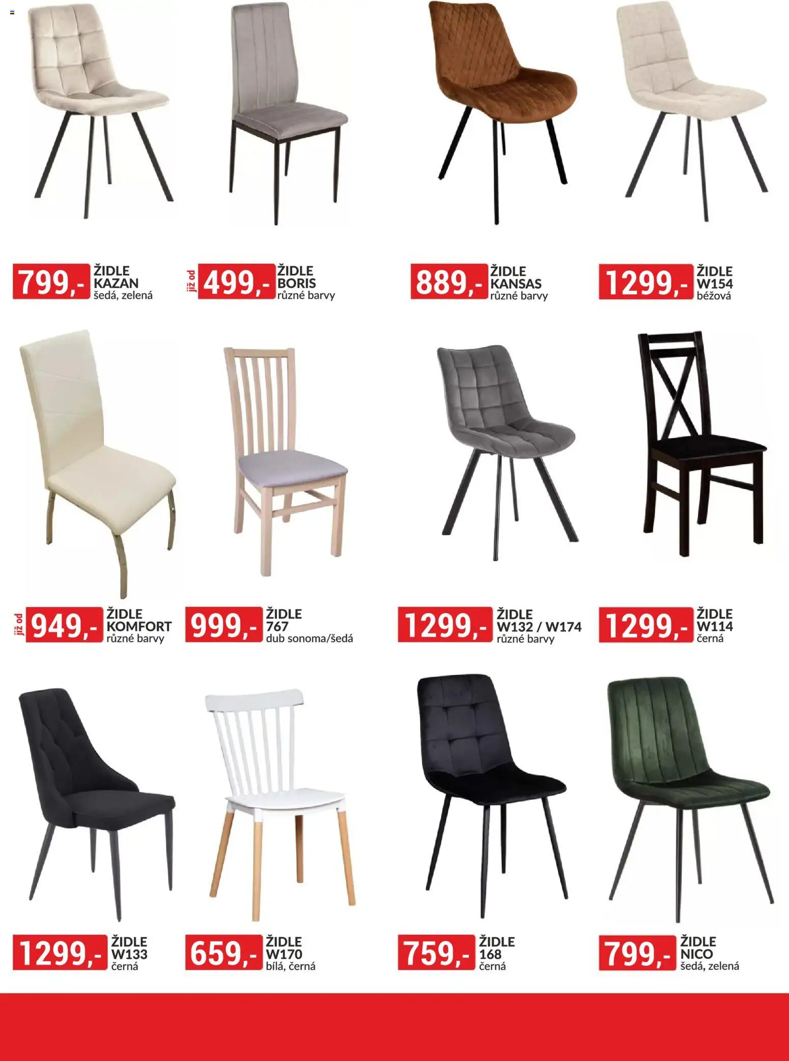 BAUMAX leták - Objevte svět nábytku od 01.04.2026 | Strana: 58 | Produkty: Židle, Barvy