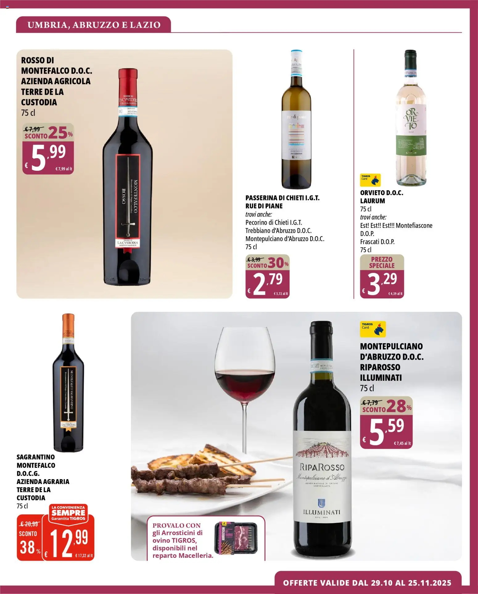 Volantino Tigros del 29.10.2025 | Pagina: 9