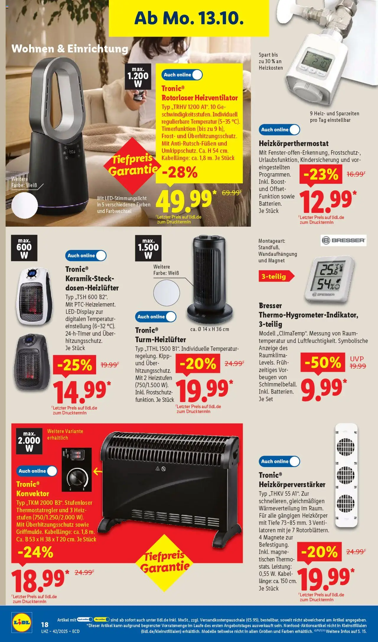 Lidl - Prospekt – gültig ab 13.10.2025 | Seite: 36 | Produkte: Kabel, Heizkörper