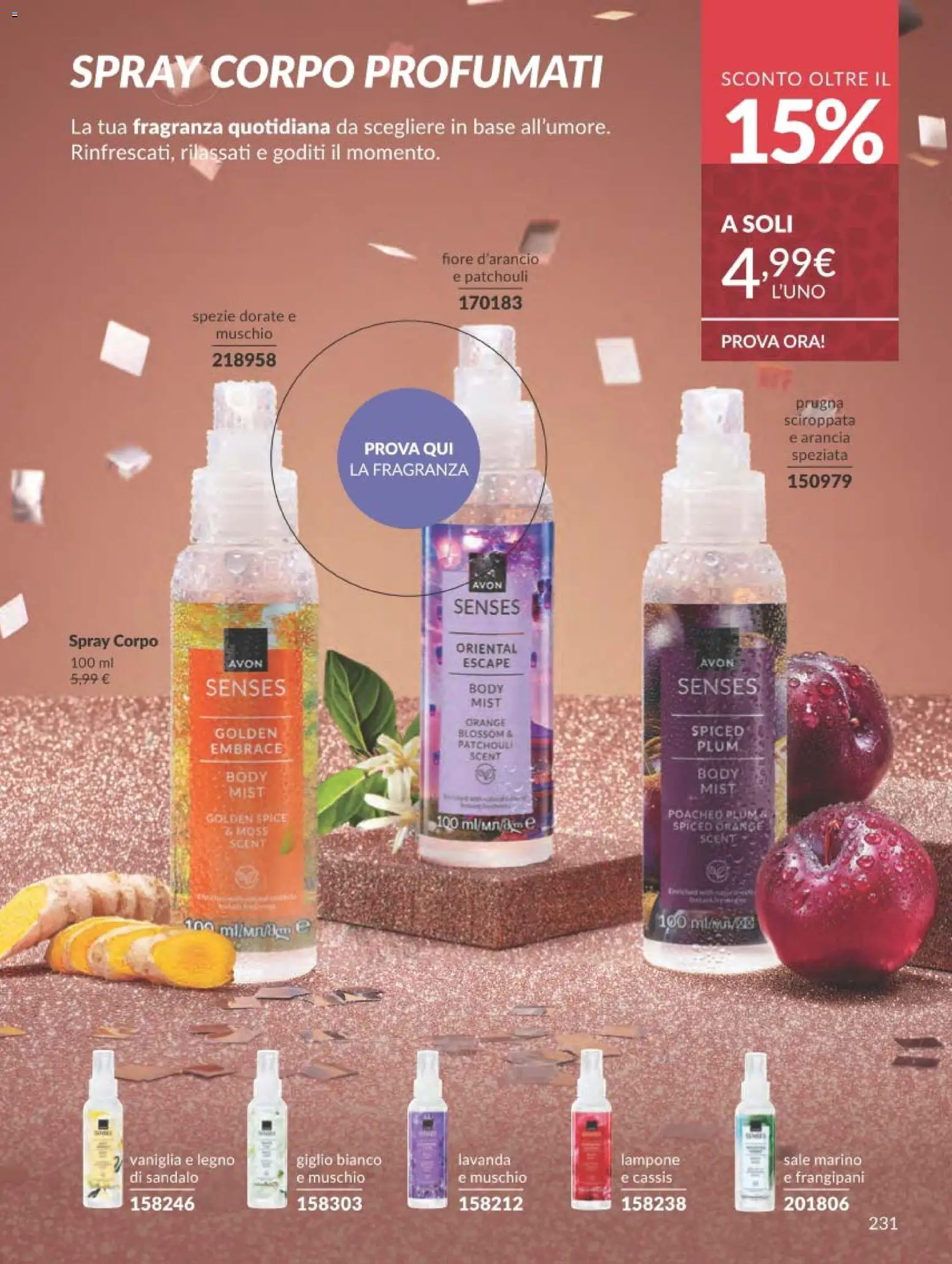 Volantino Avon del 01.12.2025 | Pagina: 231