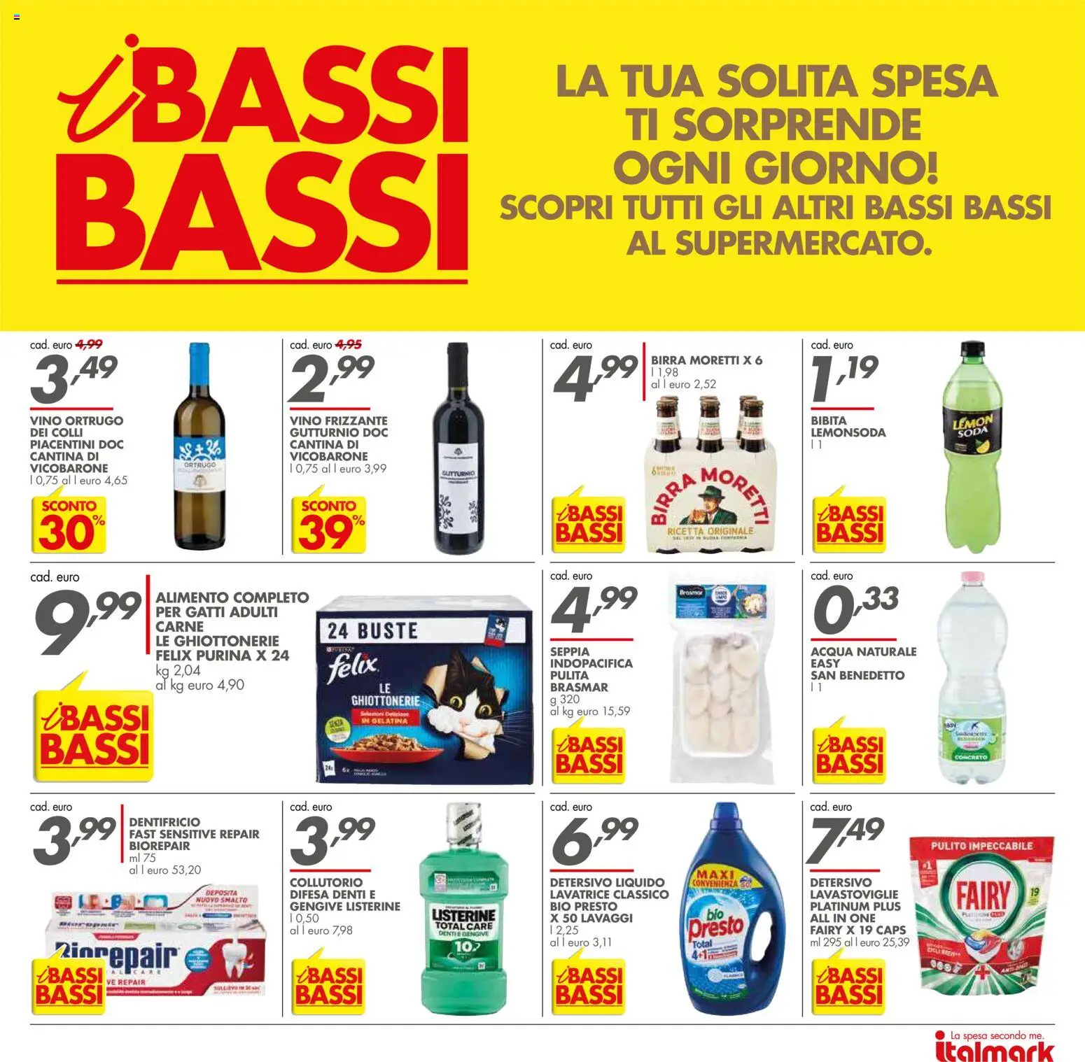 Volantino Italmark del 08.04.2026 | Pagina: 32 | Prodotti: Birra, Acqua, Acqua naturale, Bibita