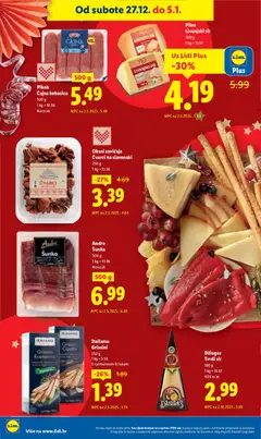 Pikok Čajna kobasica, Čajna kobasica, narezak - Pregled kataloga iz trgovine Lidl, vrijedi od 27.12.2025 | Stranica: 4