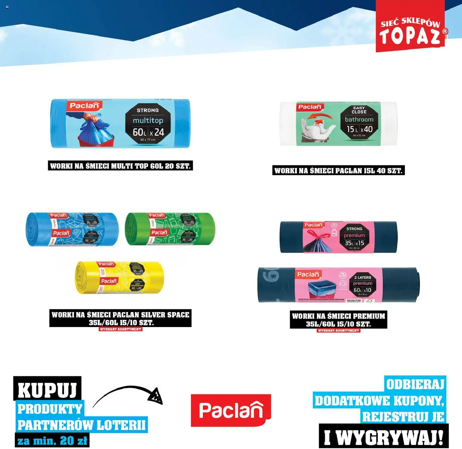 Topaz Gazetka - Katalog Produktów Objętych Loterią od 01.12.2025 | Strona: 101 | Produkty: Top