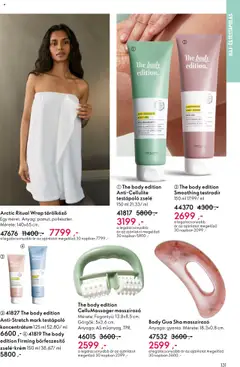 Oriflame akciós ujság - amely érvényes a következő dátumtól: 07.09.2025 | Oldal: 131 | Termékek: Törölköző, Body, Testápoló