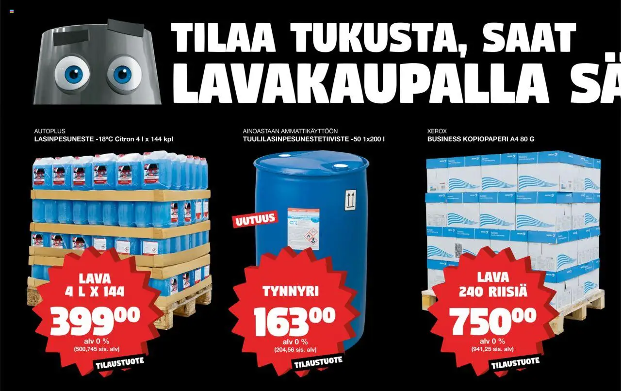 Tokmanni tarjoukset - Tukkumyyntiliite – voimassa 08.09.2025 alkaen | Sivu: 2 | Tuotteet: Lasinpesuneste