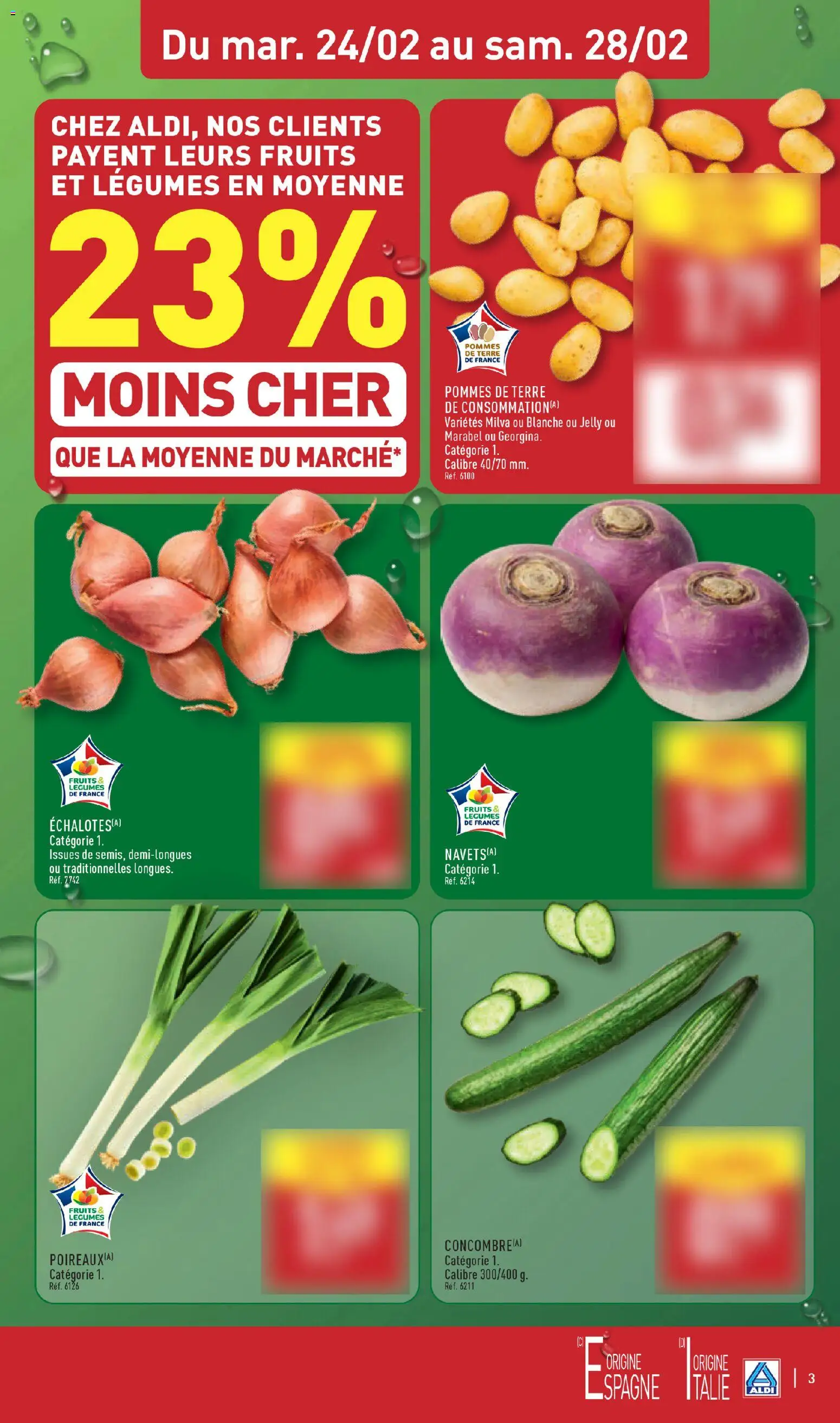 {H1} | Page: 5 | Produits: Pommes, Pommes de terre