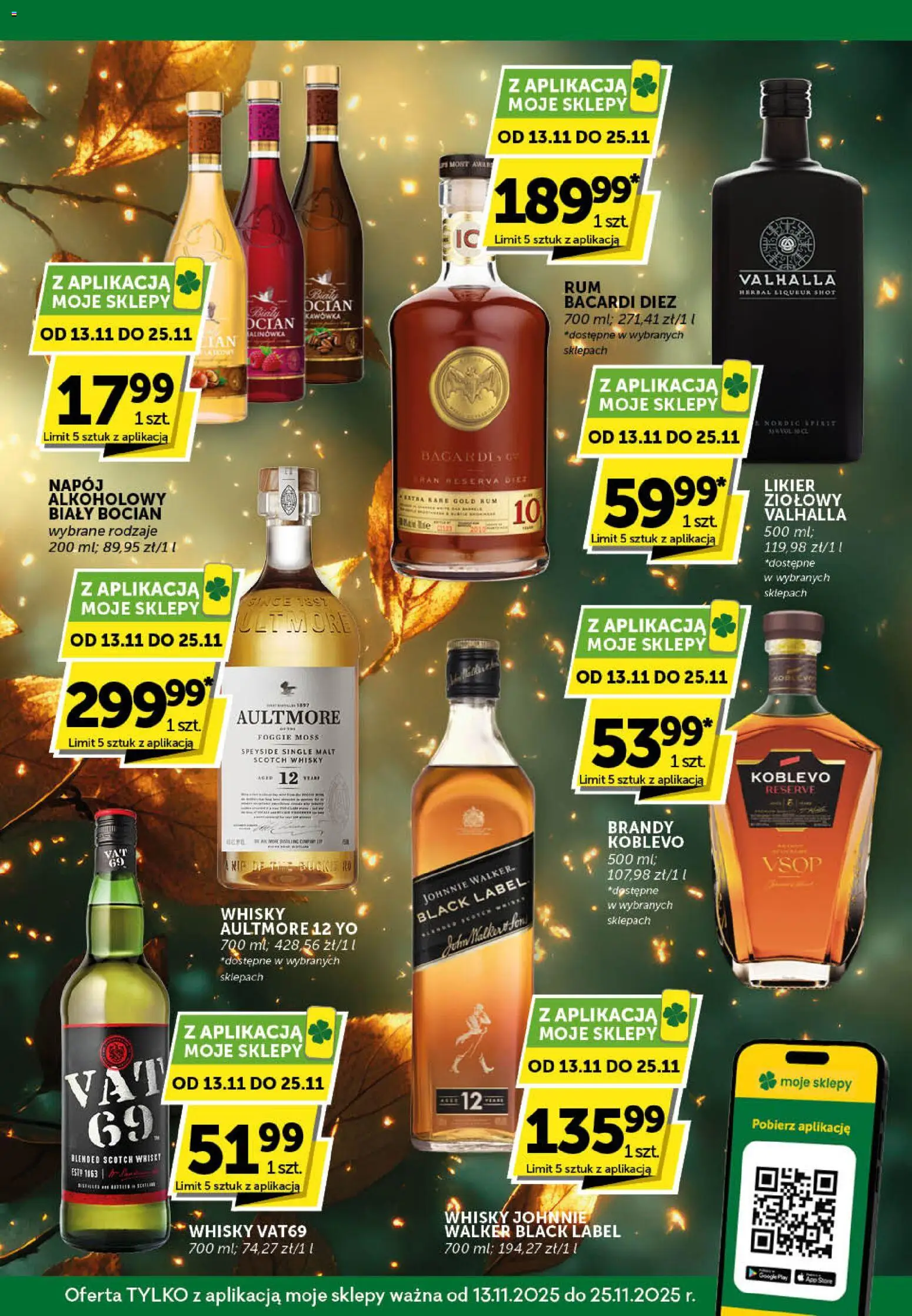 Groszek Gazetka - Katalog alkoholowy od 13.11.2025 | Strona: 8 | Produkty: Black Label, Rum, Whisky